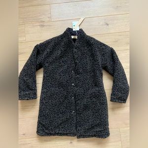 Saltwater luxe reversible black/ grey coat